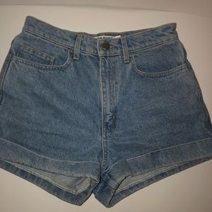 American Apparel denim shorts